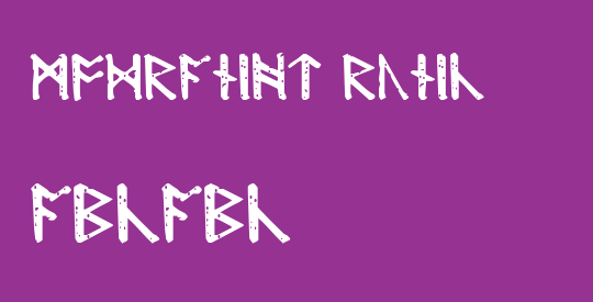 Modraniht Runic