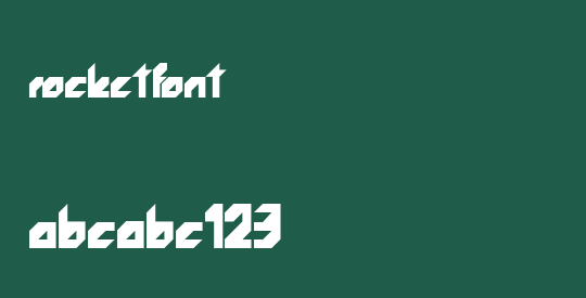 Rocketfont