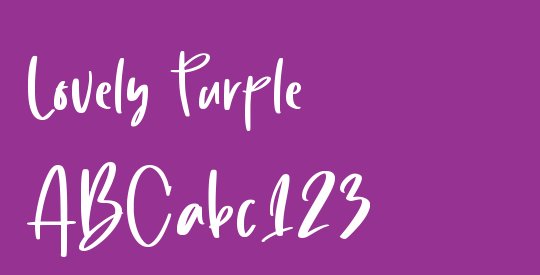 Lovely Purple