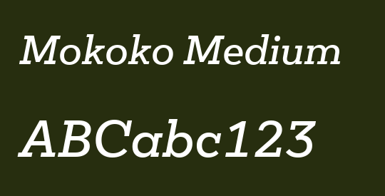 Mokoko Medium