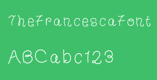 TheFrancescaFont