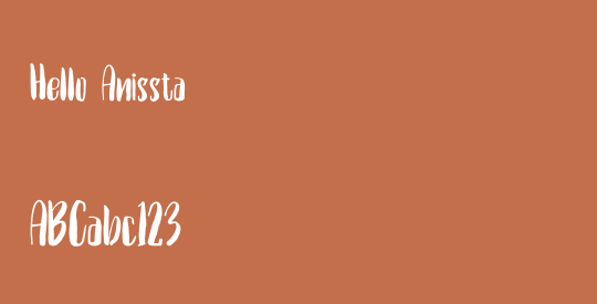 Hello Anissta