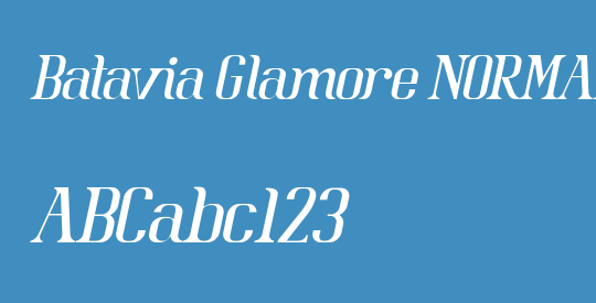 Batavia Glamore NORMAL ITALIC