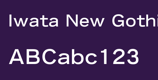 Iwata New Gothic KC Pro