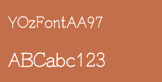 YOzFontAA97