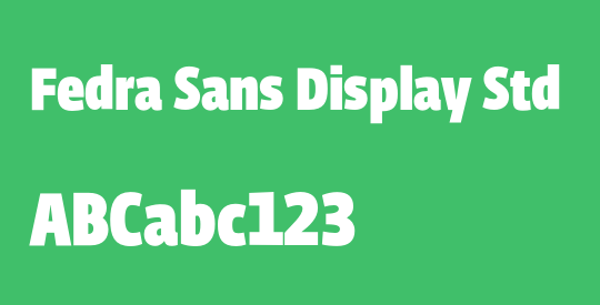 Fedra Sans Display Std
