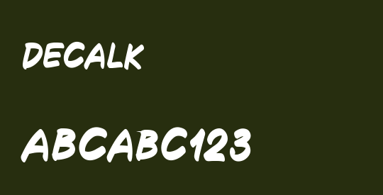 Decalk