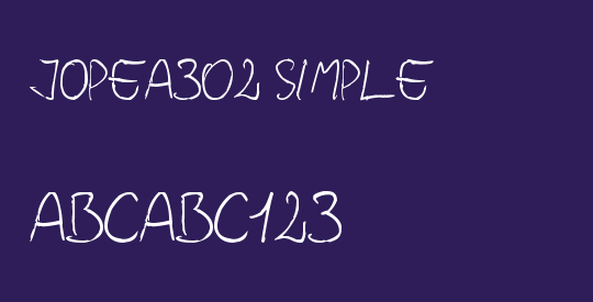 jopea302 Simple