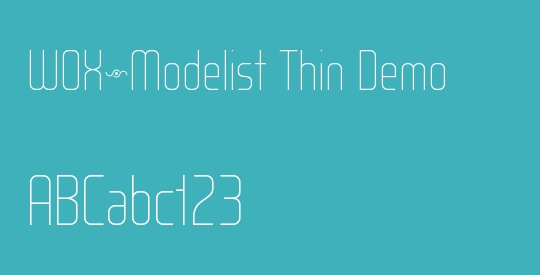 WOX~Modelist Thin Demo