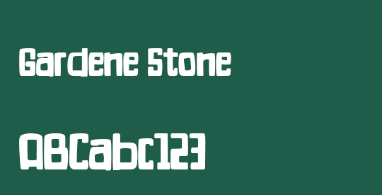 Gardene Stone