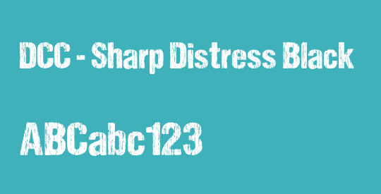 DCC - Sharp Distress Black