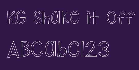 KG Shake it Off Outline