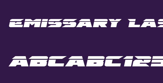 Emissary Laser Italic