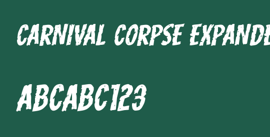 Carnival Corpse Expanded Rotalic