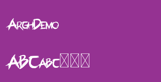 ArghDemo