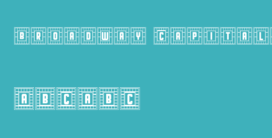 Broadway Capitals Negativ