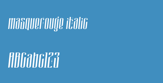 masquerouge italic