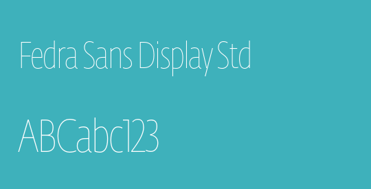 Fedra Sans Display Std