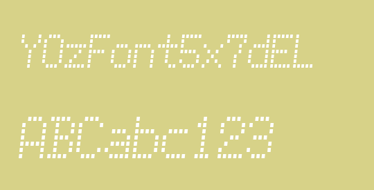 YOzFont5x7dEL
