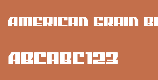 American Grain Bold