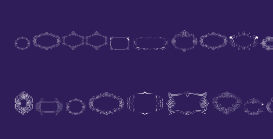 Calligraphic Frames Soft Two