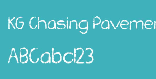 KG Chasing Pavements