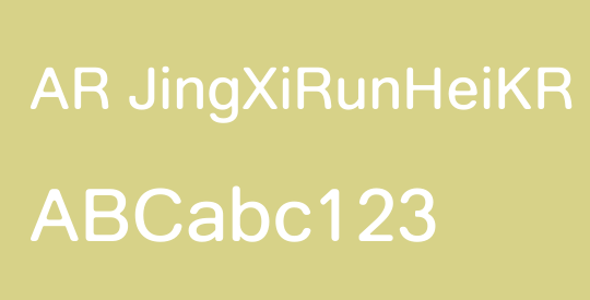 AR JingXiRunHeiKR BD