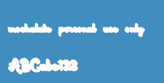 mochalate personal use only