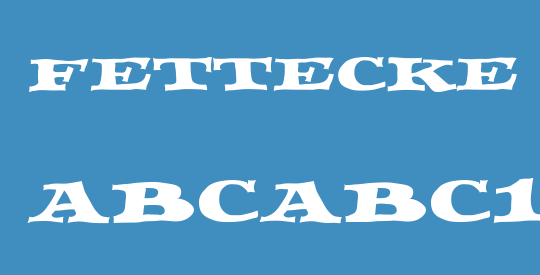 Fettecke