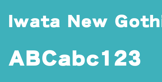 Iwata New Gothic KA Pro