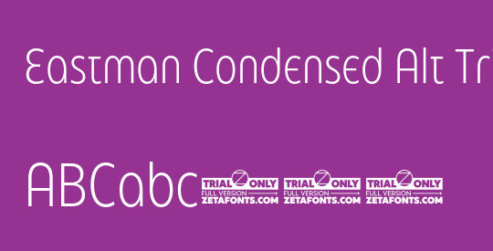 Eastman Condensed Alt Trial