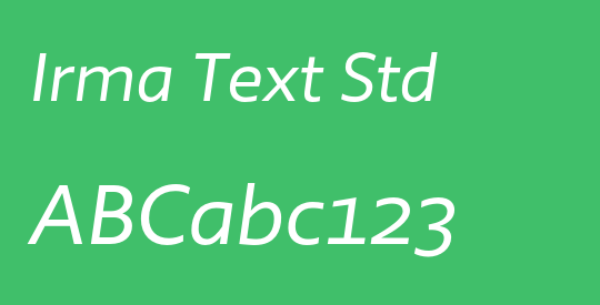 Irma Text Std