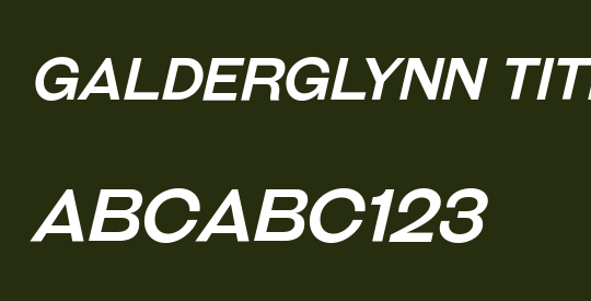 Galderglynn Titling