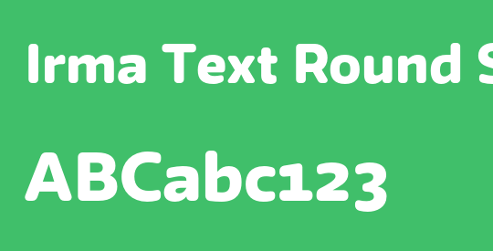 Irma Text Round Std