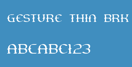 Gesture Thin BRK