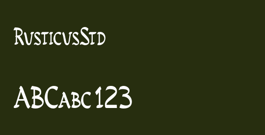 RusticusStd