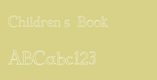 Children s  Book