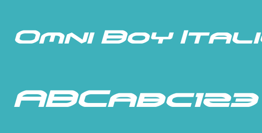 Omni Boy Italic