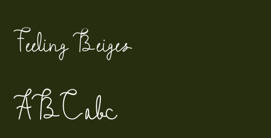 Feeling Beiges