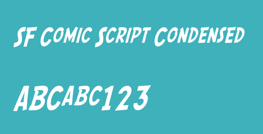 SF Comic Script Condensed