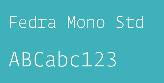 Fedra Mono Std