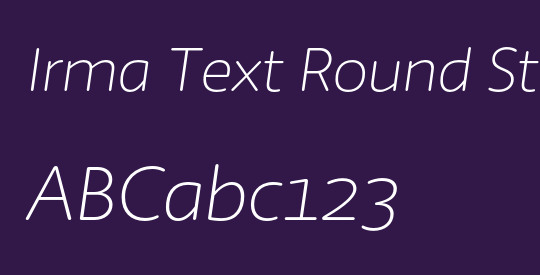 Irma Text Round Std