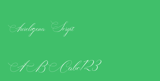 Aureligena Script