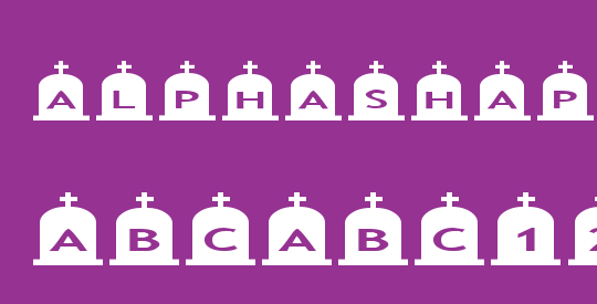 AlphaShapes gravestones 3