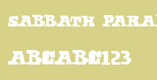 Sabbath Paranoid