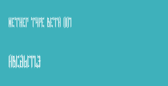 NETHER TYPE BETA 001