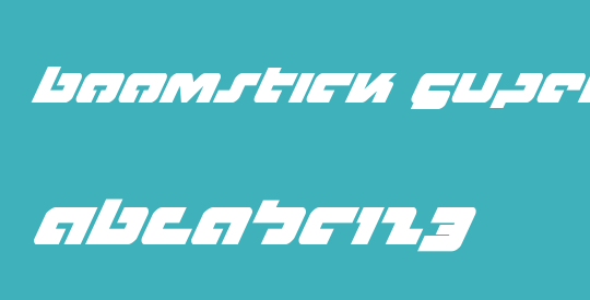 Boomstick Super-Italic