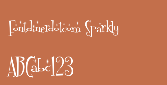 Fontdinerdotcom Sparkly
