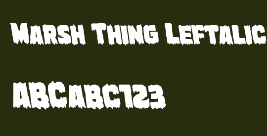Marsh Thing Leftalic