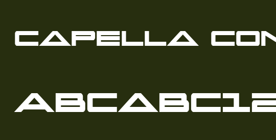Capella Condensed Bold